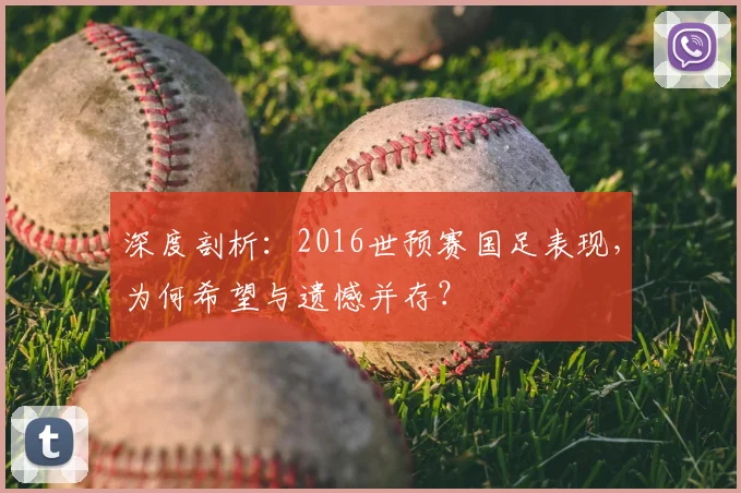 深度剖析：2016世预赛国足表现，为何希望与遗憾并存？