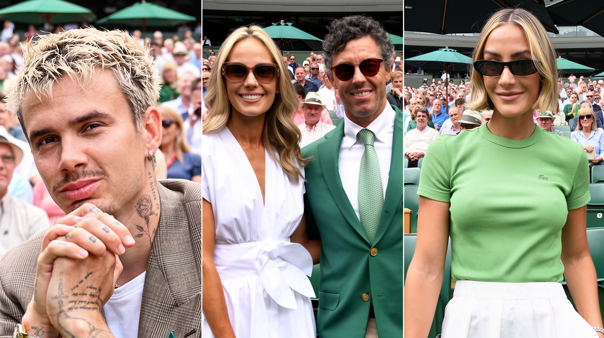 华体会官网 - 24小时直击 | Wimbledon 2026 第3日：、Rory McIlroy与Frankie Bridge 现场观战 - 华体会平台